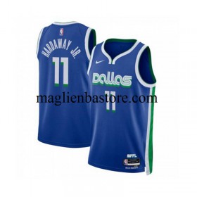Maglia NBA Dallas Mavericks Tim Hardaway JR 11 Nike City Edition 2022-2023 Blu Swingman - Uomo